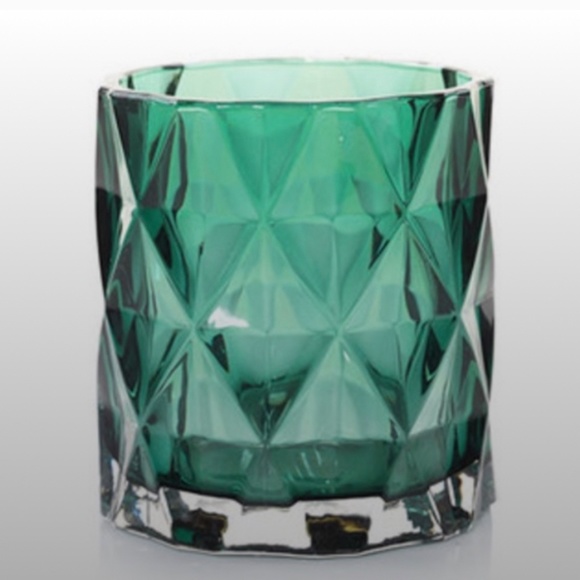 Green Yankee Candle Brand Fractal Candle Tealight Holder - Picture 2 of 2